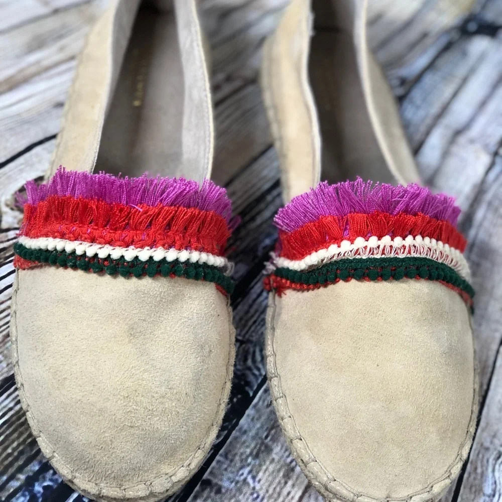 Scotch & Soda suede espadrilles with tassels‎
